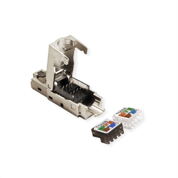 Miniatyrbillede 3 af 7: VALUE 26.99.0373 kabelsamler RJ-45 Sølv