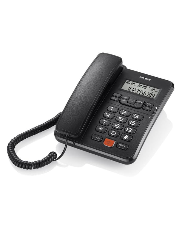 Brondi Office Desk DECT-puhelin Soittajan tunnistus Musta