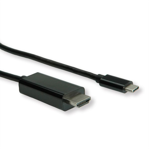 Miniatyrbild 4 av 4: ROLINE 11045843 5 m USB Type-C HDMI Typ A (standard) Svart