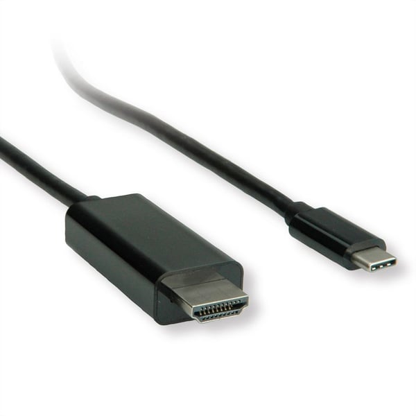 ROLINE 11045843 5 m USB Type-C HDMI Typ A (standard) Svart