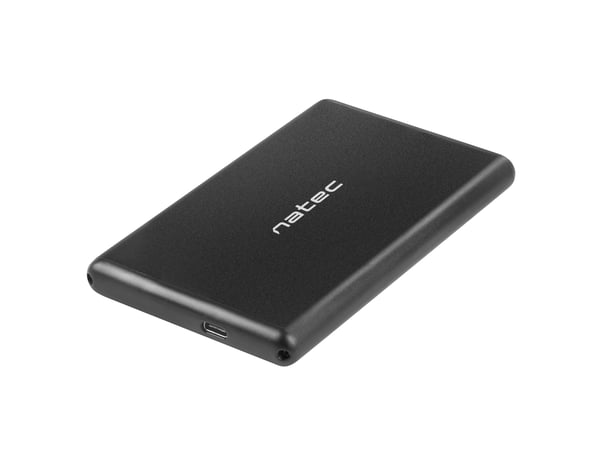 Miniatyrbillede 2 af 10: NATEC RHINO-C HDD/SSD kabinet Sort 2.5"