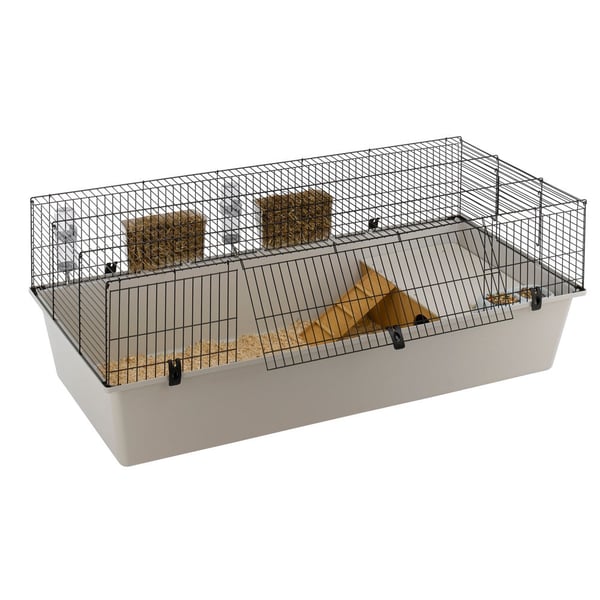 Miniatyrbillede 1 af 4: Ferplast Rabbit 160 Kanin Hvid, Grå