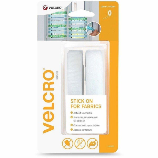 Miniatyrbillede 1 af 7: Velcro VEL-EC60410 lynlås Hvid 2 stk