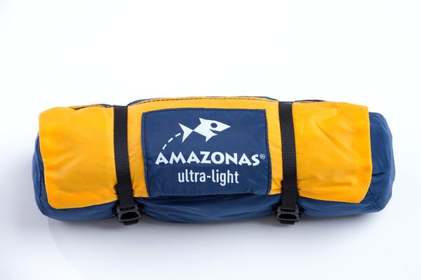 Miniatyrbillede 5 af 6: AMAZONAS Adventure Hammock XXL Hængende hængekøje 2 person(er) Nylon, Ripstop Blå, Gul