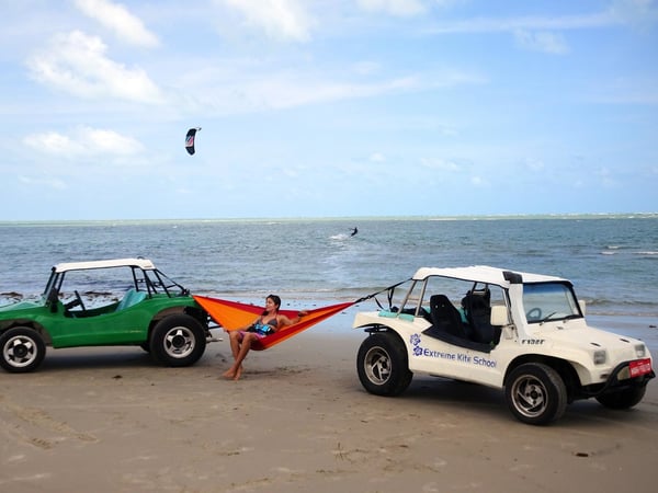 Miniatyrbild 6 av 16: AMAZONAS Adventure Hammock Upphängningsbar hängmatta 1 personer Nylon, Ripstop Orange, Röd