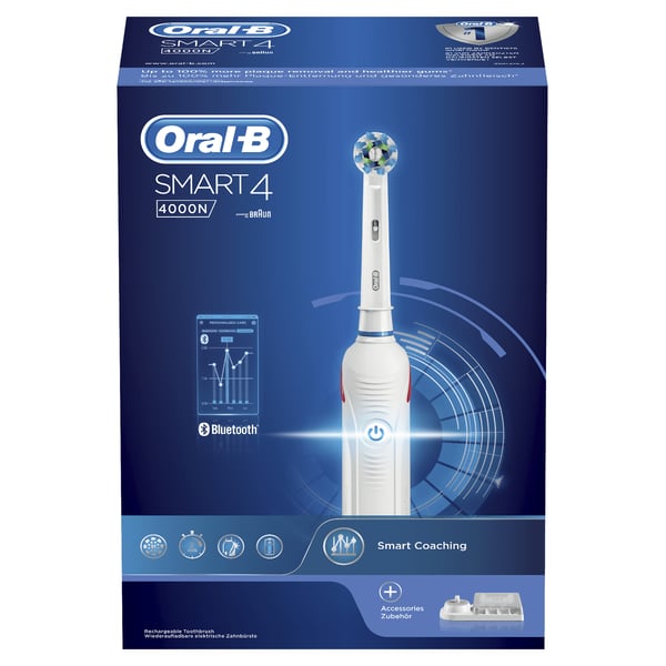 Pikkukuva 4 / 12: Oral-B 80314186 sähköhammasharja Aikuinen Pyörivä/värähtelevä hammasharja Valkoinen
