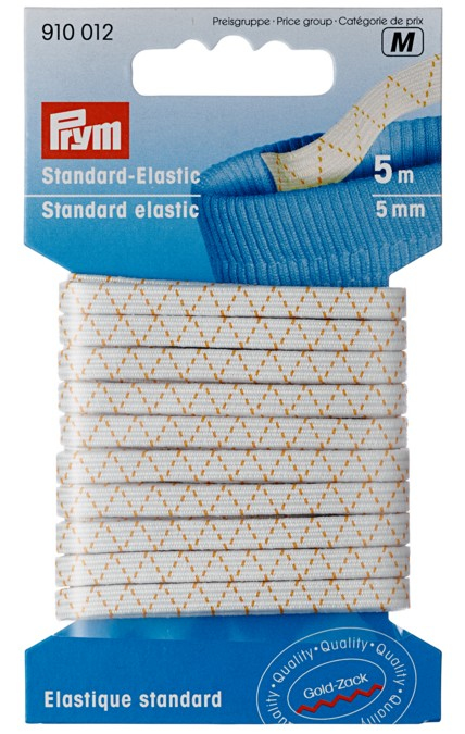 Pikkukuva 5 / 5: Prym 910012 kuminauha Valkoinen 5 m 1 kpl