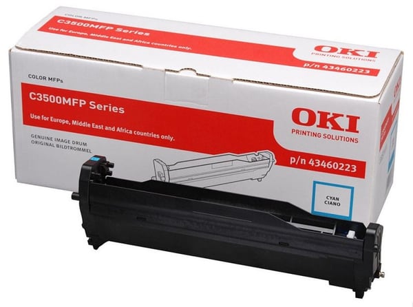 OKI Cyan Image Drum for C3520/C3530 MFPs Alkuperäinen