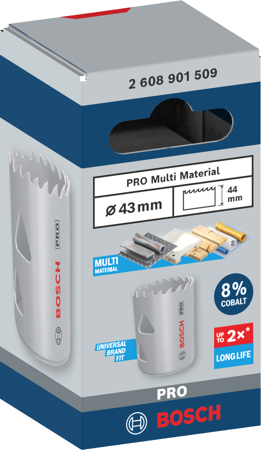 Bosch PRO Multi Material hulsav Boremaskine 1 stk