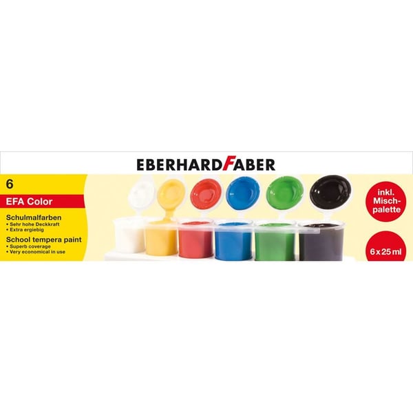Eberhard Faber EFA Color Gouache 25 ml 6 stk