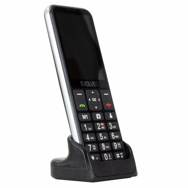 Evolveo EasyPhone ESLTRD 7,11 cm (2.8") 105 g Svart Seniortelefon