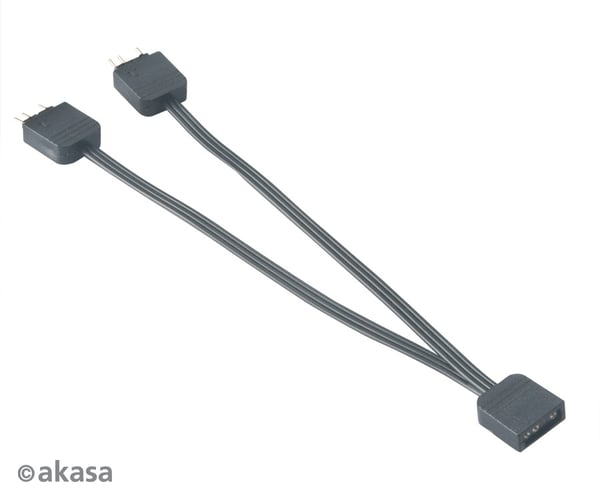 Akasa AK-CBLD08-12BK signalkabel 0,12 m Sort