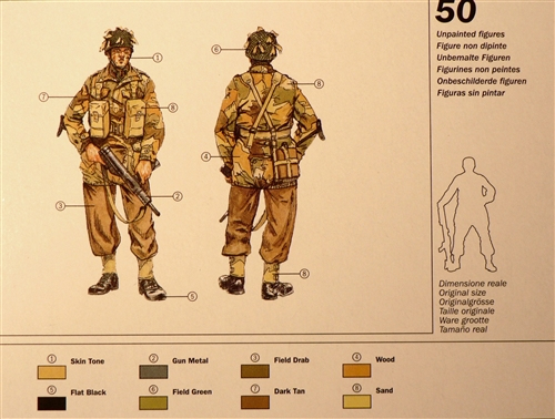 Miniatyrbillede 5 af 5: Italeri British Paratroopers