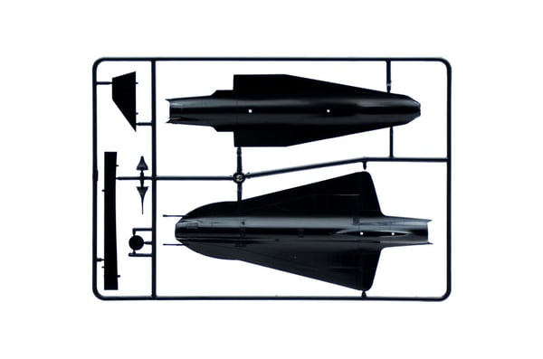 Miniatyrbillede 6 af 8: Italeri SR - 71 Blackbird Aerostat-model Monteringssæt 1:72