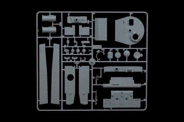 Italeri Pz.Kpfw.VI Tiger I Ausf.E mid production Tank model Monteringssæt 1:35