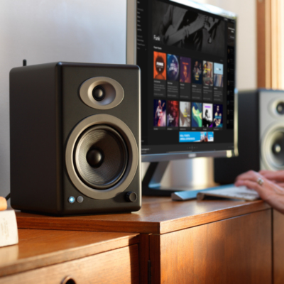 Miniatyrbild 3 av 6: Audioengine A5+ WIRELESS 2-vägs Svart Trådlös 50 W