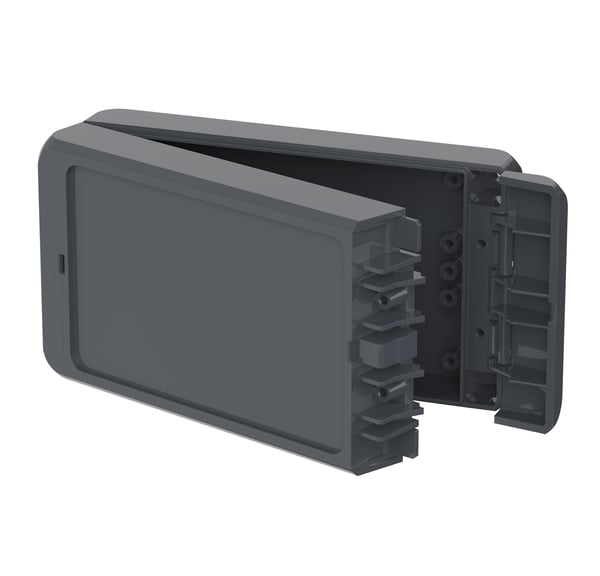 Bopla B 140804 ABS 7024 elektrisk skab IP66, IP68
