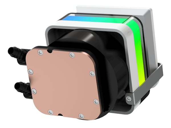 Miniatyrbild 5 av 9: Ocypus Sigma L24 PRO Processor Allt-i-ett vätskekylare 12 cm Vit 1 styck
