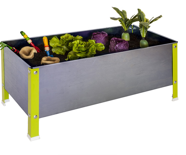 Simonrack G07100220290601 plantekasse Udendørs Boks potteplante Fritstående Grøn, Rustfrit stål