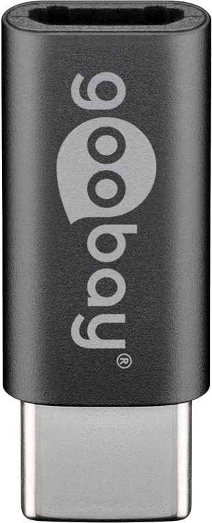 Miniatyrbillede 1 af 6: Goobay 51597 kabel kønsskifter USB-C Micro-USB 2.0 Grå