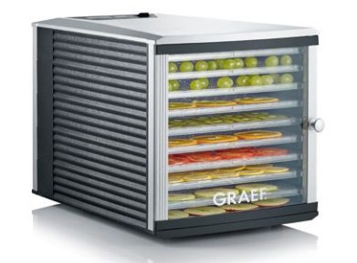 Graef DA 510 hydreringsmaskine til mad Sort, Rustfrit stål 630 W