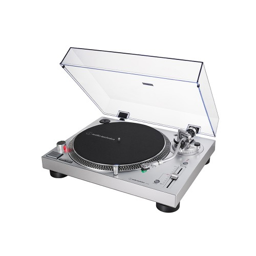 Audio-Technica AT-LP120X Skivtallrik med direktdrift Silver Manuell