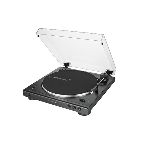 Miniatyrbillede 1 af 3: Audio-Technica AT-LP60XBT Bæltedrevet pladespiller Sort Fuld automatisk