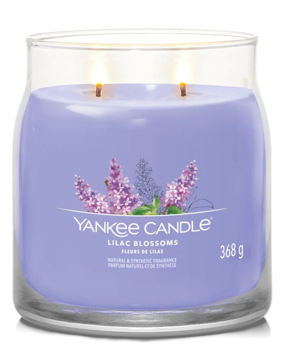 Pikkukuva 3 / 3: Yankee Candle Lilac Blossoms vahakynttilä Sylinteri Laventeli, Lila Lila 1 kpl
