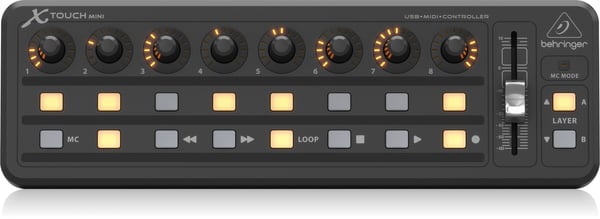 Miniatyrbild 1 av 4: Behringer X-TOUCH MINI MIDI-tangentbord USB