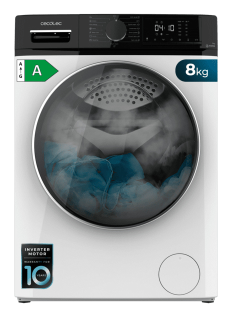 Cecotec Bolero DressCode 8610 tvättmaskin Frontmatad 8 kg 1400 RPM Vit