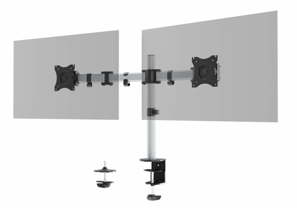 Miniatyrbild 1 av 7: Durable 509523 fäste och ställ till bildskärm 68,6 cm (27") Vägg Silver