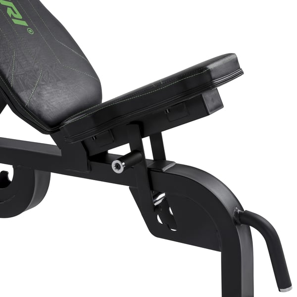 Miniatyrbild 3 av 6: Tunturi 18TSUB9000 styrketräningsbänkar Justerbar styrketräningsbänk Justerbart ryggstöd Justerbar sits Gym, Hem Svart