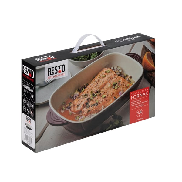 Miniatyrbillede 4 af 7: Resto Kitchenware 96112 bageplade 1,8 L Rektangulær Keramisk Gryde bradepande