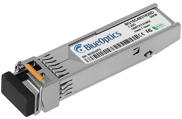 Miniatyrbild 6 av 7: BlueOptics SFP-GLS-BX10D-A-BO transceiver-moduler för nätverk Fiberoptik 1250 Mbit/s
