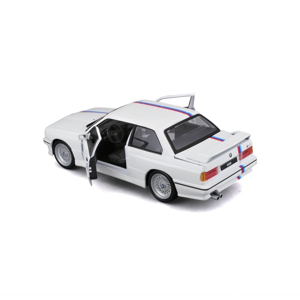 Miniatyrbild 2 av 10: BBURAGO BMW M3 e30 Modellpersonbil Förmonterad 1:24