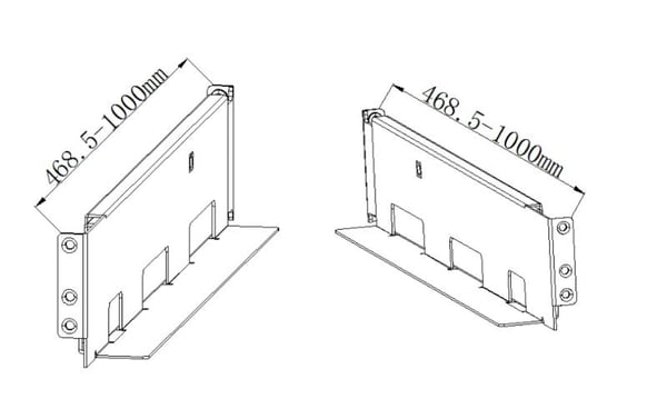 Hikvision R SERIES UPS RACK SLIDE 4-POST tilbehør til uninterruptible power supplies (UPSs)