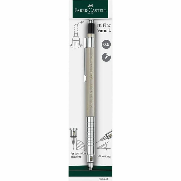 Miniatyrbild 3 av 3: Faber-Castell 135540 stiftpennor HB 1 styck