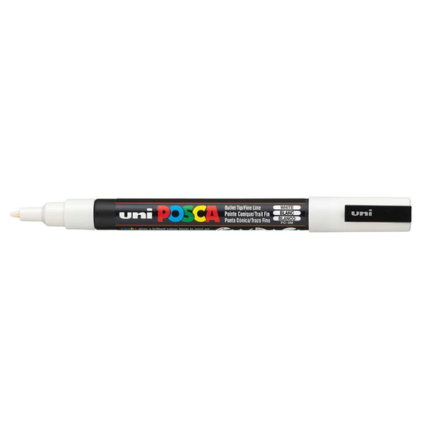 Uni-Ball PC-3M speedmarker Projektilspids Hvid