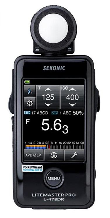 Sekonic L-478DR lysmåler Sort Sekonic L-478DR lysmåler Sort