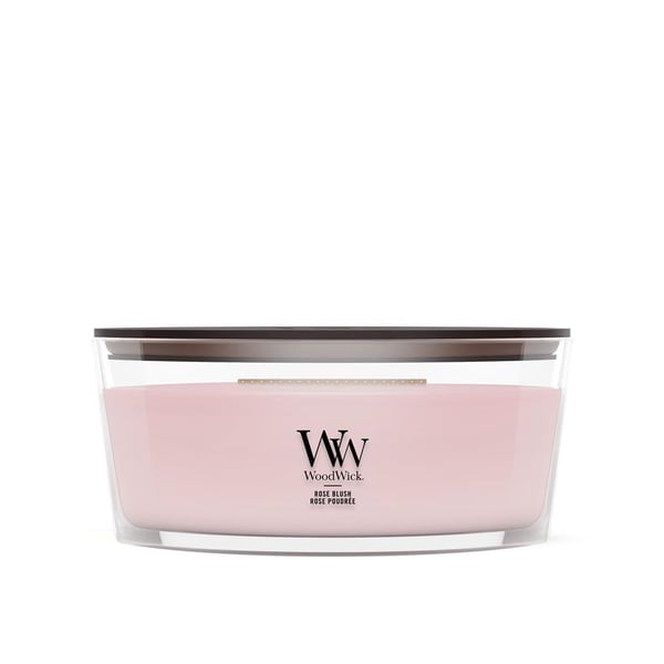 WoodWick Rose Blush vahakynttilä Sylinteri Ruusu Vaaleanpunainen 1 kpl