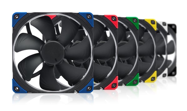 Miniatyrbillede 3 af 3: Noctua NF-A14 PWM chromax.black.swap Computerkabinet Ventilator 14 cm Sort