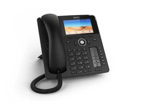 Snom D785 Customized, Schwarz IP-telefoner Svart 12 linjer TFT