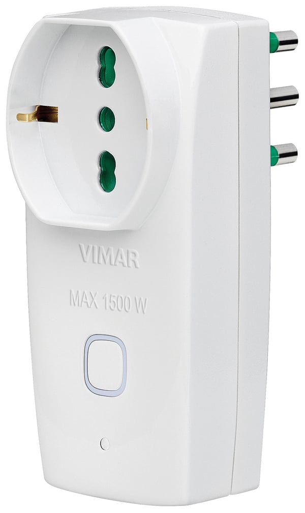 Miniatyrbild 1 av 8: Vimar 00335.B Smarta pluggar Vit