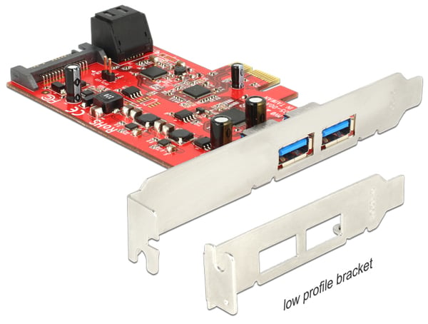 Miniatyrbild 3 av 3: DeLOCK 89389 nätverkskort/adapters Intern SATA, USB 3.2 Gen 1 (3.1 Gen 1)