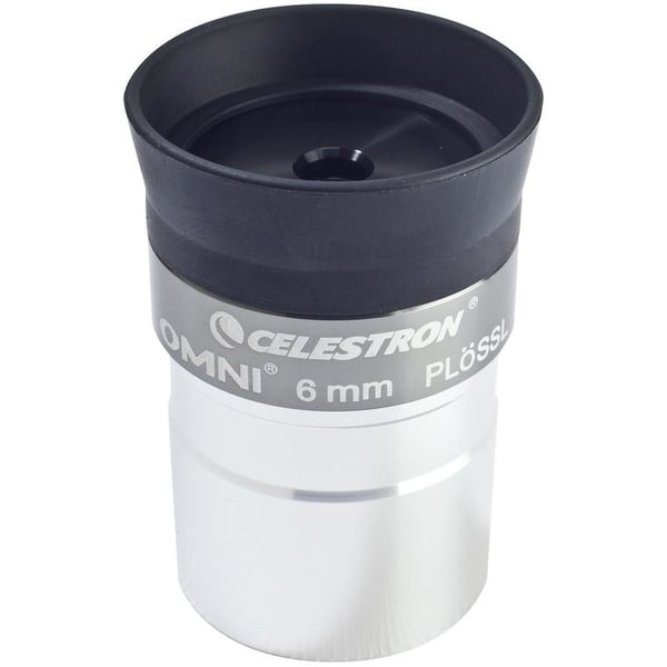 Miniatyrbild 1 av 2: Celestron Omni 6 mm okulära linser Teleskop 5 mm Svart, Silver