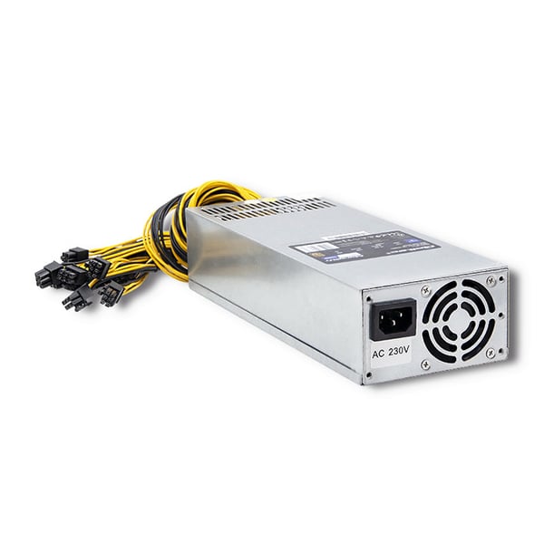 Qoltec 50177 enhed til strømforsyning 1600 W Sølv