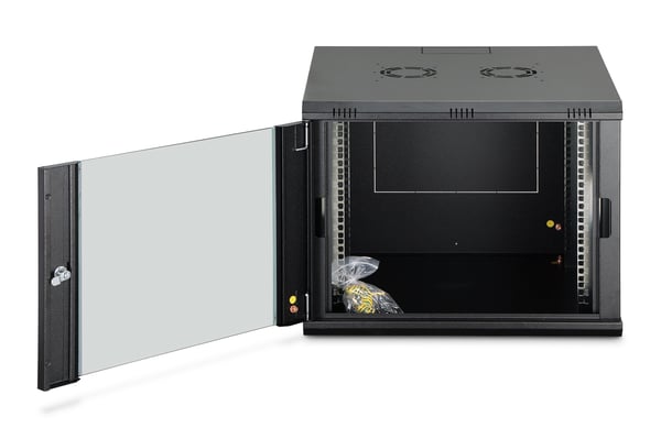 Digitus DN-19 09U-6/6-EC-SW rack 9U Väggmonterad rack Svart