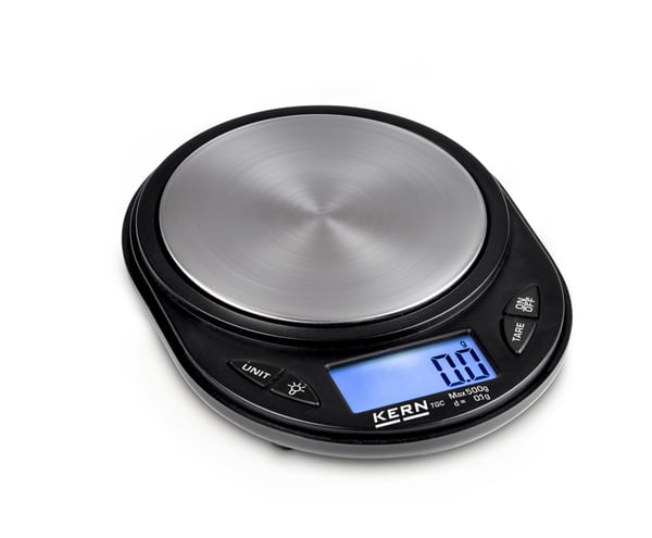 Miniatyrbild 1 av 2: KERN & SOHN Taschenwaage Svart 500 g