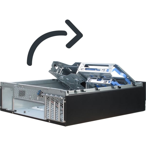 Miniatyrbillede 6 af 9: Inter-Tech IT-503 Mini Tower Sort