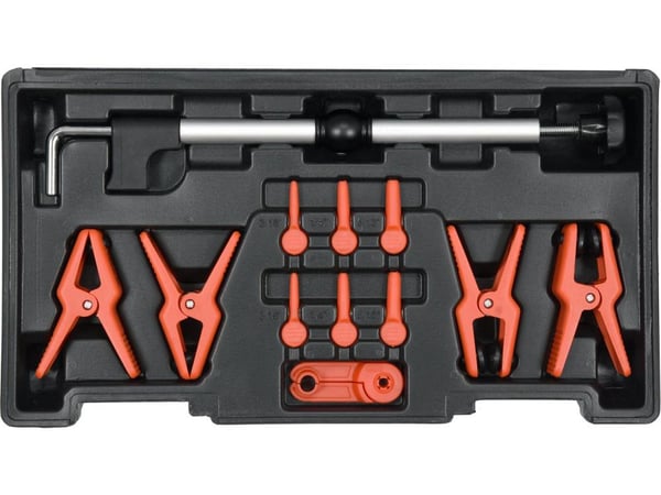 Yato YT-08392 klemme Fastspændingssæt Sort, Orange
